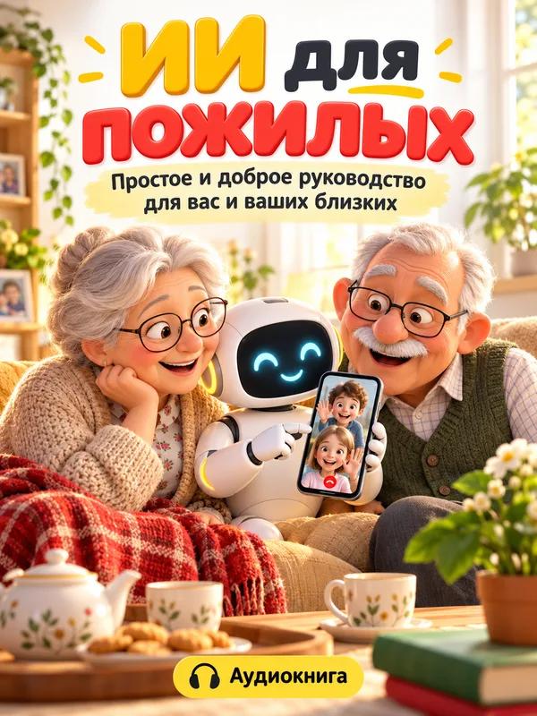 Аудиокнига «ИИ для пожилых» — обложка