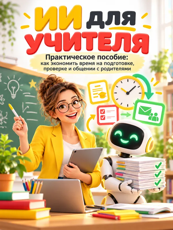 Книга «ИИ для учителя» — обложка