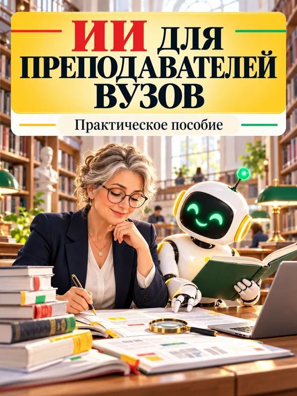 Книга «ИИ для преподавателей вузов» — иллюстрация