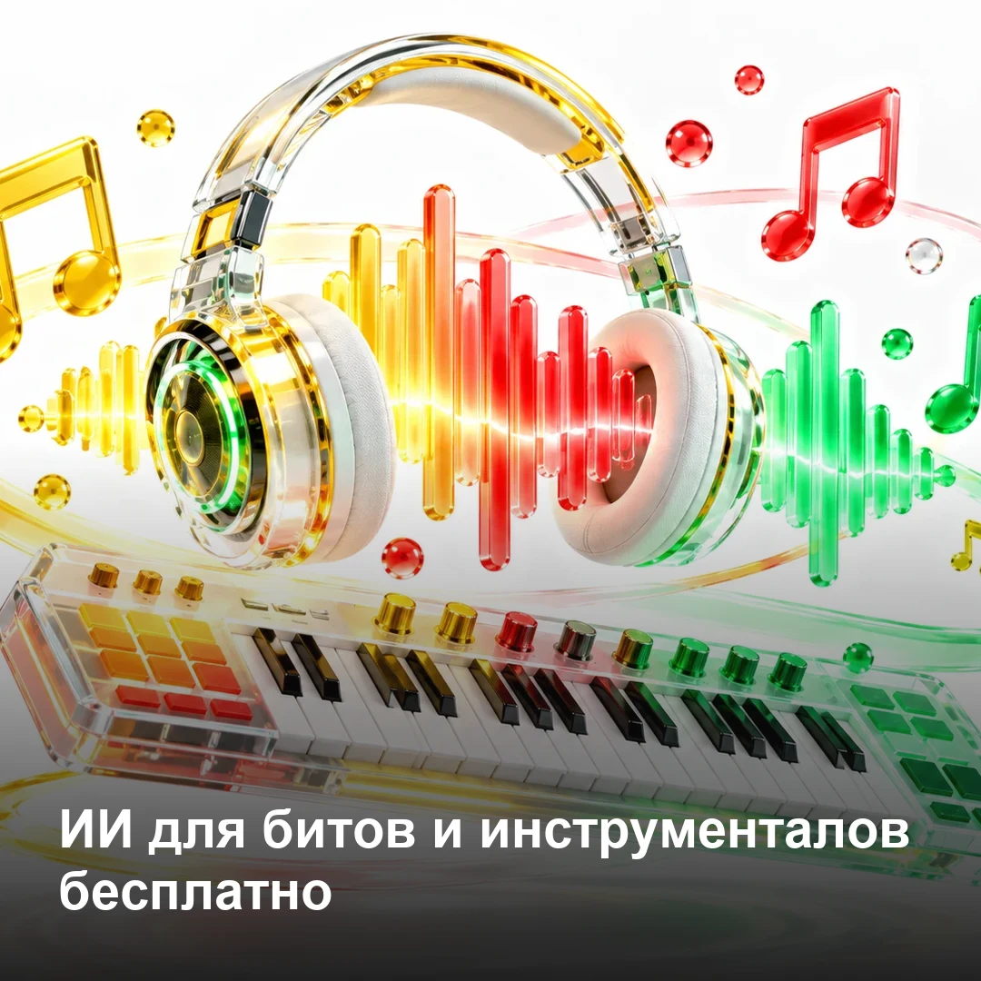 Генерация битов и инструменталов нейросетью бесплатно