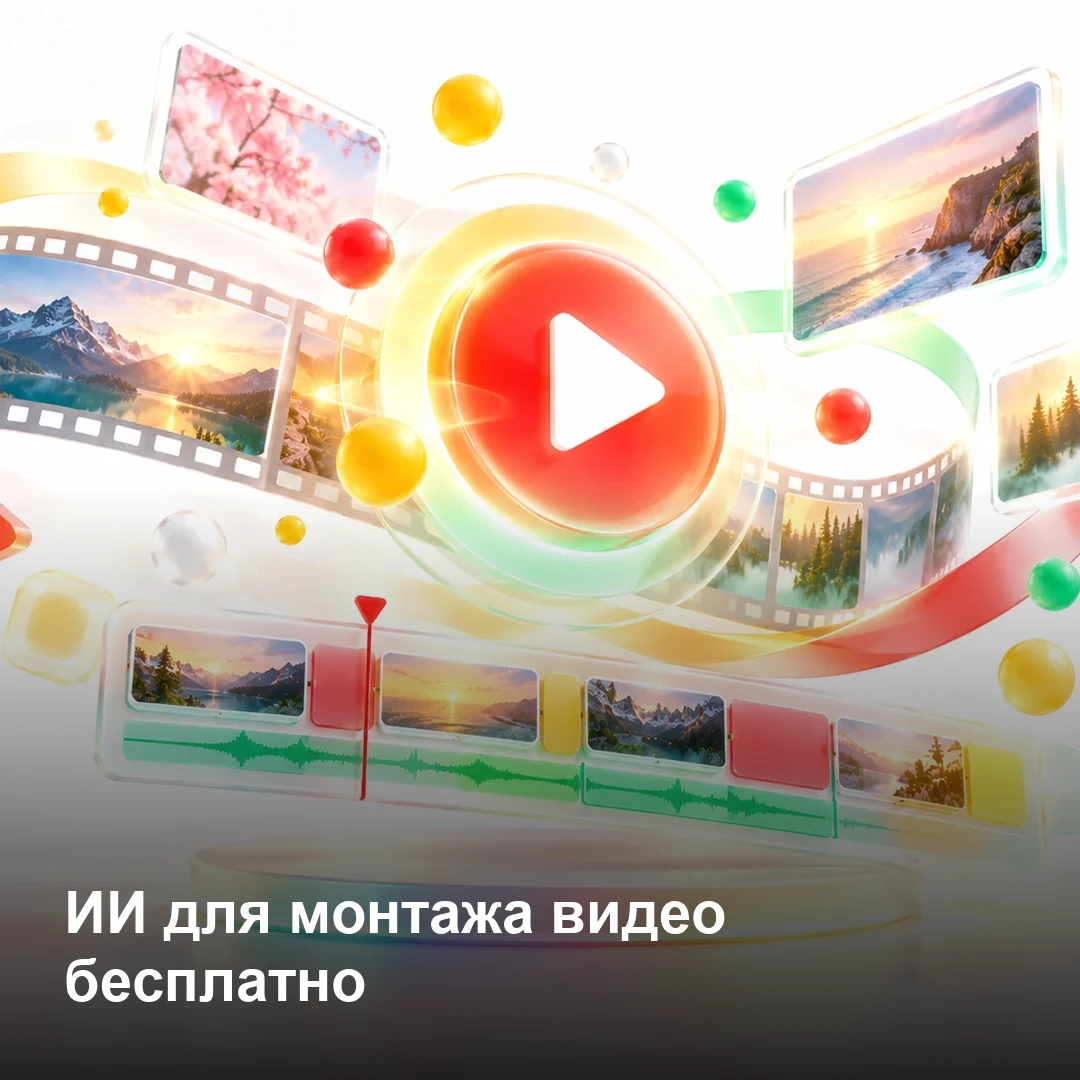 ИИ-инструменты для монтажа видео бесплатно