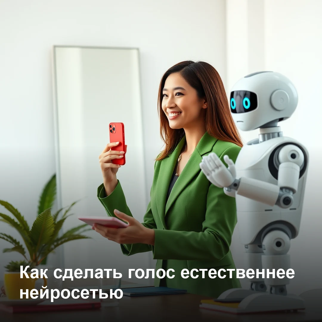 Улучшение естественности голоса нейросетью
