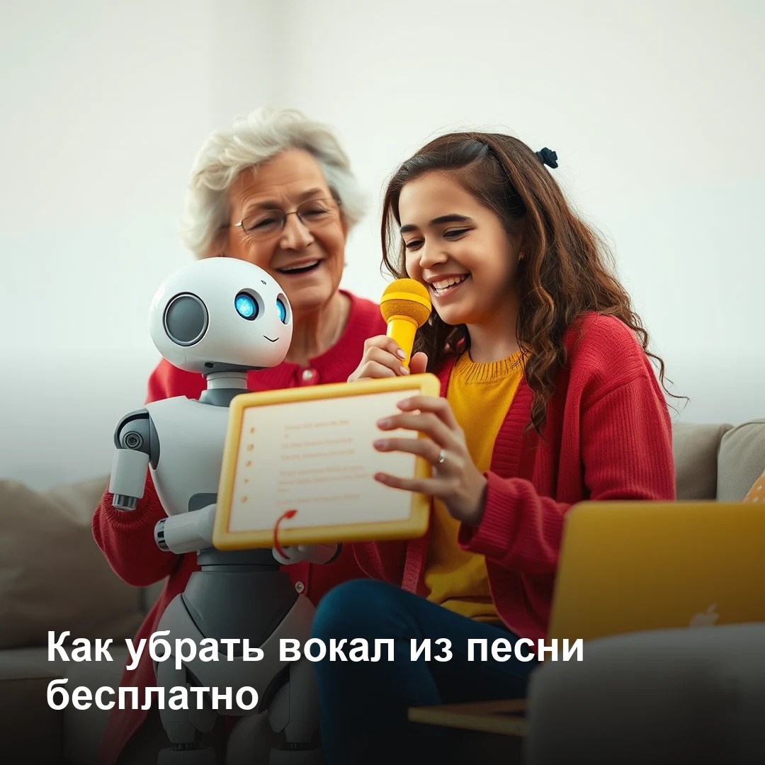 Удаление вокала из песни нейросетью — минусовка