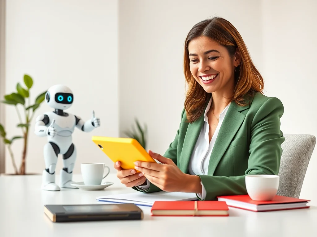 Нейросети для бизнес-профессий — руководитель и ИИ-помощник за ноутбуком
